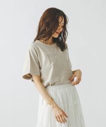GLOBAL WORK | ピグメントカレッジプルオーバー6分袖/660939(Tシャツ/カットソー)
