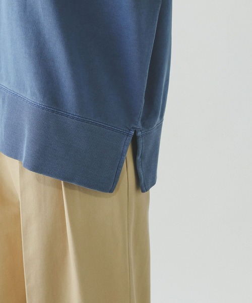 GLOBAL WORK(グローバルワーク)の「ピグメントカレッジプルオーバー6分袖/660939(Tシャツ/カットソー・レディース・グレイッシュベージュ/ダークブラウン/ブルー/ダークグレー・MEDIUM/LARGE)」の10枚目の写真