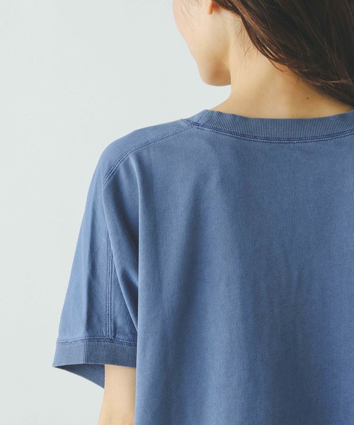 GLOBAL WORK(グローバルワーク)の「ピグメントカレッジプルオーバー6分袖/660939(Tシャツ/カットソー・レディース・グレイッシュベージュ/ダークブラウン/ブルー/ダークグレー・MEDIUM/LARGE)」の11枚目の写真