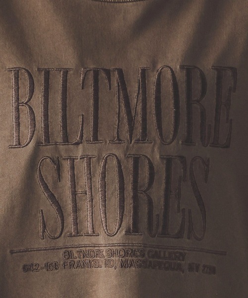 GLOBAL WORK(グローバルワーク)の「ピグメントカレッジプルオーバー6分袖/660939(Tシャツ/カットソー・レディース・グレイッシュベージュ/ダークブラウン/ブルー/ダークグレー・MEDIUM/LARGE)」の12枚目の写真