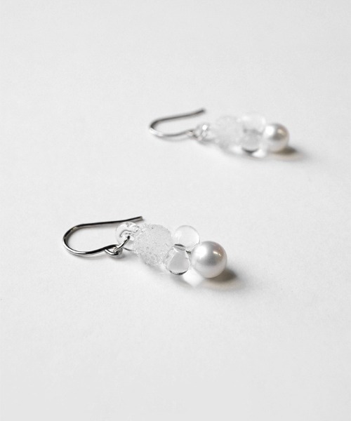 HARIO Lampwork Factory(ハリオランプワークファクトリー)の「ピアス グレア FP(ピアス(両耳用)・レディース・クリア・FREE)」の3枚目の写真