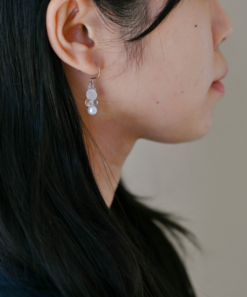 HARIO Lampwork Factory(ハリオランプワークファクトリー)の「ピアス グレア FP(ピアス(両耳用)・レディース・クリア・FREE)」の5枚目の写真