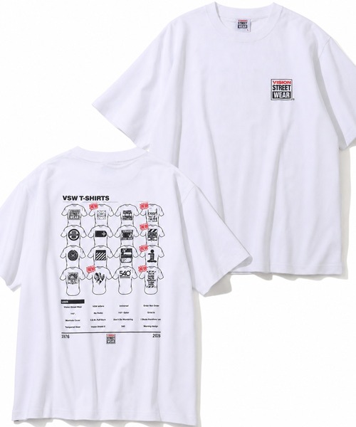 VISION STREET WEAR(ヴィジョンストリートウェア)の「【VISION STREET WEAR/ヴィジョンストリートウェア】50th Anniversary Project 半袖アートワークプリントTシャツ(Tシャツ/カットソー・メンズ・ホワイト系3/ブラック系2/ベージュ系1/ホワイト系1/ホワイト系2/ブラック系1/ブラック系3/サックスブルー系1/サックスブルー系2/ピンク系1・M/L/LL/FREE)」の3枚目の写真
