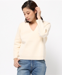 GALLARDAGALANTE | 両目編みVプルオーバーニット(ニット/セーター)