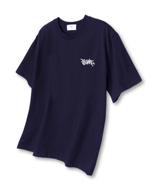 TI.GLAKE(ティーグレイク)の「ザシリフ オーバーサイズ 半袖Tシャツ ネイビー(Tシャツ/カットソー・メンズ・その他・LARGE/X-LARGE/XX-LARGE)」の2枚目の写真