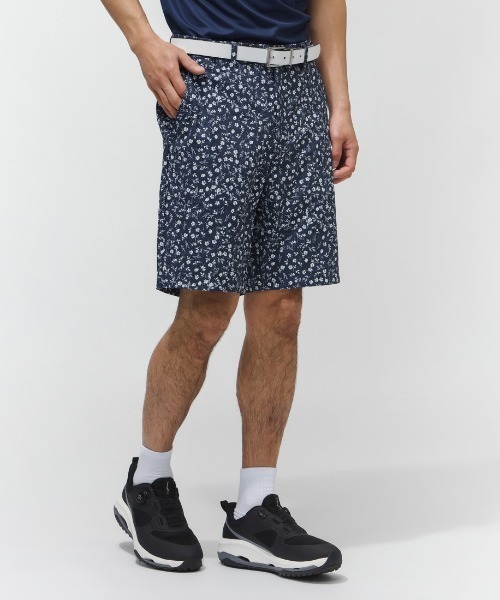 adidas（アディダス）の「アディダス adidas マイクロフローラルプリントショートパンツ（その他パンツ・メンズ・ネイビー/ブルー/ホワイト・85cm/82cm/79cm/76ｃｍ/100cm/96/92cm/88ｃｍ）」の3枚目の写真