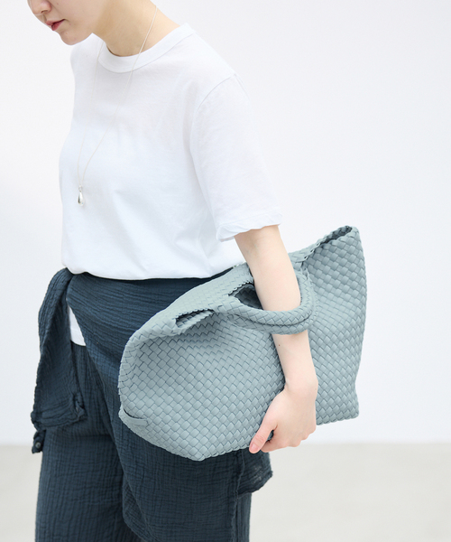 IENA（イエナ）の「NAGHEDI/ナゲディ 別注 St.Barths Medium Tote バッグ SN03013LD（トートバッグ・レディース・ベージュ/ブルー系その他・FREE）」の12枚目の写真