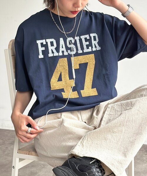 CPCM(シーピーシーエム)の「アソートロゴカラーT(Tシャツ/カットソー・メンズ・ネイビー/イエロー/ホワイト/ピンク・LARGE/MEDIUM)」の2枚目の写真