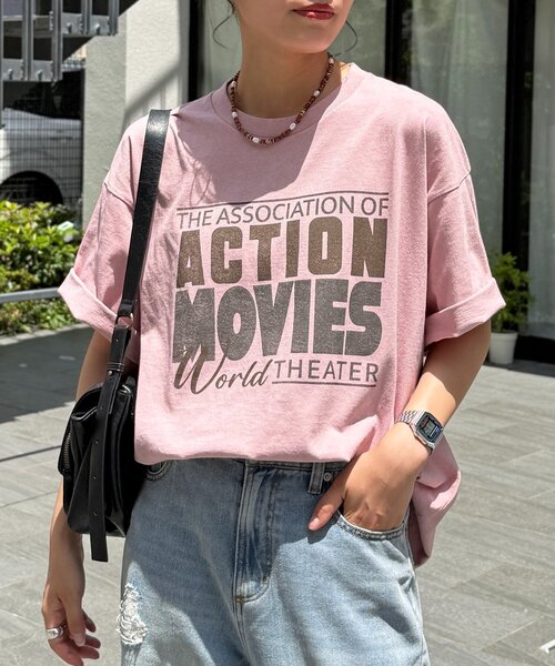 CPCM(シーピーシーエム)の「アソートロゴカラーT(Tシャツ/カットソー・メンズ・ネイビー/イエロー/ホワイト/ピンク・LARGE/MEDIUM)」の4枚目の写真