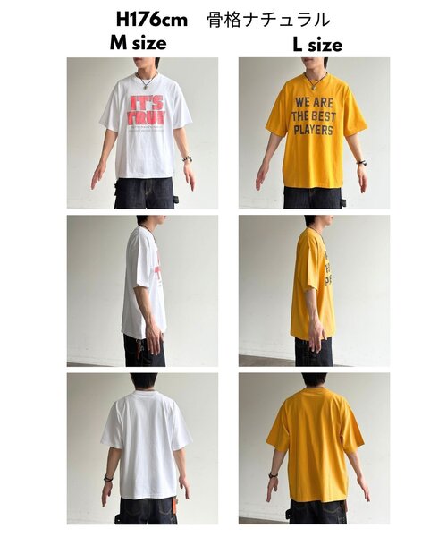 CPCM(シーピーシーエム)の「アソートロゴカラーT(Tシャツ/カットソー・メンズ・ネイビー/イエロー/ホワイト/ピンク・LARGE/MEDIUM)」の7枚目の写真