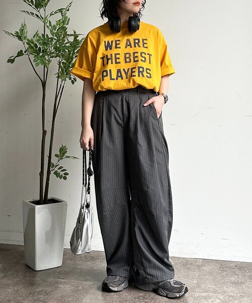 CPCM(シーピーシーエム)の「アソートロゴカラーT(Tシャツ/カットソー・メンズ・ネイビー/イエロー/ホワイト/ピンク・LARGE/MEDIUM)」の12枚目の写真