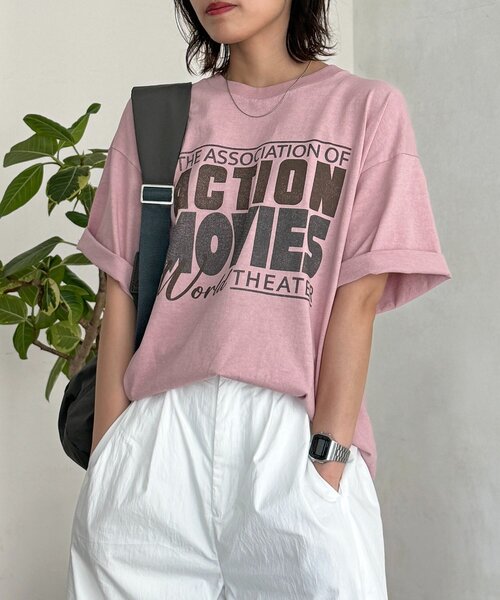 CPCM(シーピーシーエム)の「アソートロゴカラーT(Tシャツ/カットソー・メンズ・ネイビー/イエロー/ホワイト/ピンク・LARGE/MEDIUM)」の15枚目の写真