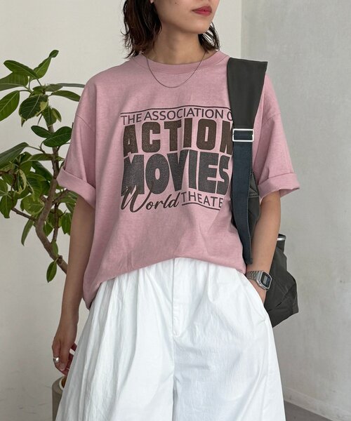 CPCM(シーピーシーエム)の「アソートロゴカラーT(Tシャツ/カットソー・メンズ・ネイビー/イエロー/ホワイト/ピンク・LARGE/MEDIUM)」の16枚目の写真