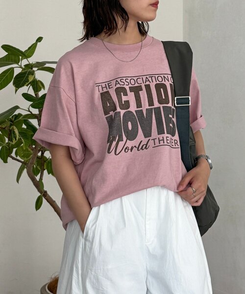 CPCM(シーピーシーエム)の「アソートロゴカラーT(Tシャツ/カットソー・メンズ・ネイビー/イエロー/ホワイト/ピンク・LARGE/MEDIUM)」の19枚目の写真