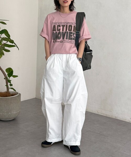 CPCM(シーピーシーエム)の「アソートロゴカラーT(Tシャツ/カットソー・メンズ・ネイビー/イエロー/ホワイト/ピンク・LARGE/MEDIUM)」の20枚目の写真