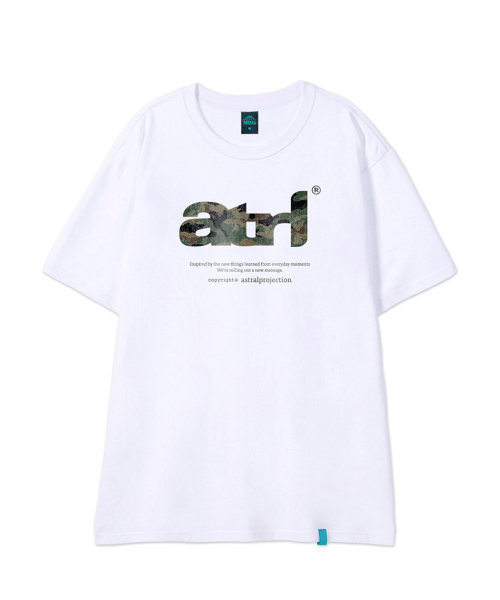 ASTRAL PROJECTION（アストラルプロジェクション）の「[ATRL カモ]コットンルーズフィット半袖Tシャツ_ホワイト（Tシャツ/カットソー・メンズ・その他・XXL/M/L/XL）」の2枚目の写真