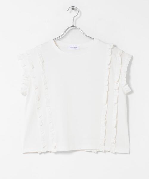 URBAN RESEARCH Sonny Label（アーバンリサーチサニーレーベル）の「ミニフリルフレンチTシャツ（Tシャツ/カットソー・レディース・ブラック/オフホワイト/ネイビー・FREE）」の11枚目の写真
