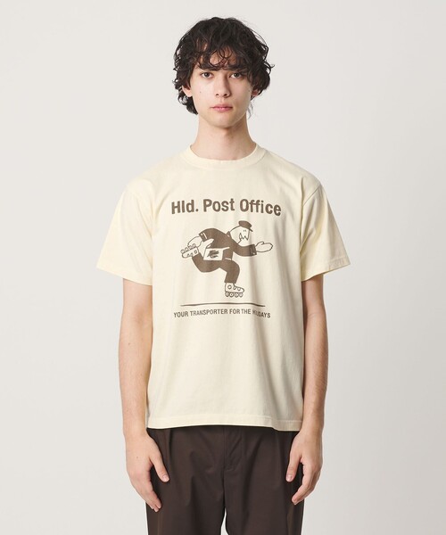 HOLIDAY BOILEAU(ホリディボワロ)の「【別注】<HOLIDAY BOILEAU>ポストオフィス プリント Tシャツ(Tシャツ/カットソー・メンズ・オフホワイト・L/M/XL)」の4枚目の写真