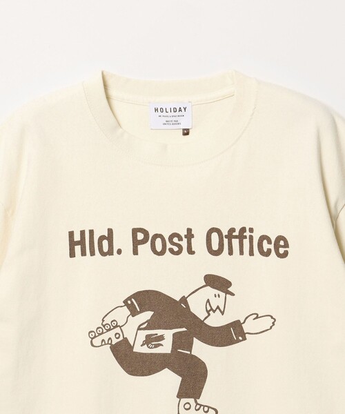 HOLIDAY BOILEAU(ホリディボワロ)の「【別注】<HOLIDAY BOILEAU>ポストオフィス プリント Tシャツ(Tシャツ/カットソー・メンズ・オフホワイト・L/M/XL)」の9枚目の写真