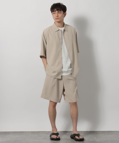 LAKOLE(ラコレ)の「楊柳ジャガードショーツ / 648305(その他パンツ・メンズ・ブラック/ブラウン系その他/カーキ/サンドグレー・MEDIUM/LARGE)」の7枚目の写真