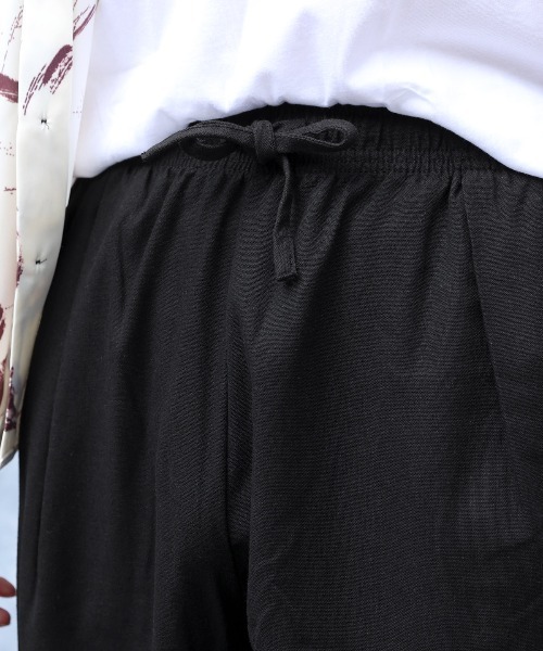 LUXSTYLE(ラグスタイル)の「麻混ワイドシェフパンツ(その他パンツ・メンズ・ホワイト/ブラック/ネイビー/ベージュ・XL/L/M)」の16枚目の写真