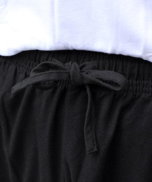 LUXSTYLE(ラグスタイル)の「麻混ワイドシェフパンツ(その他パンツ・メンズ・ホワイト/ブラック/ネイビー/ベージュ・XL/L/M)」の17枚目の写真