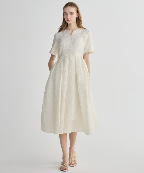 PHEA JACQUARD KEY NECK DRESS（ワンピース）｜BIRTHDAY BASH