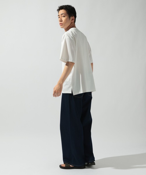 TAION(タイオン)の「【TAION(タイオン)】別注FUNCTION POCKET T-SHIRT(Tシャツ/カットソー・メンズ・ブラック/ホワイト/チャコール・MEDIUM/LARGE)」の4枚目の写真