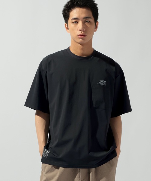 TAION(タイオン)の「【TAION(タイオン)】別注FUNCTION POCKET T-SHIRT(Tシャツ/カットソー・メンズ・ブラック/ホワイト/チャコール・MEDIUM/LARGE)」の16枚目の写真