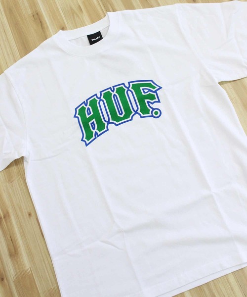 HUF(ハフ)の「クラシックアーチ 半袖Tシャツ CLASSIC ARCH SS TEE(Tシャツ/カットソー・メンズ・ブラック/ホワイト・M/L/XL)」の5枚目の写真