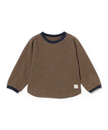 こども ビームス | ベビー テレコ ラグラン 長袖 Tシャツ 2026FW（60～90cm）出産祝い 誕生日 プレゼント お着替え楽ちん ラグラン(Tシャツ/カットソー)