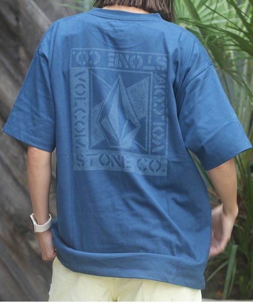 VOLCOM(ボルコム)の「VOLCOM メンズ SQUARE STONE SS Tシャツ 【2026年春夏モデル】(Tシャツ/カットソー・メンズ・ホワイト/ブラック/オリーブ/ネイビー・MEDIUM/LARGE/X-LARGE)」の4枚目の写真