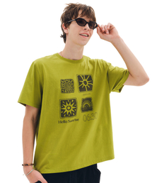 HELLO SUNRISE（ハローサンライズ）の「Sun Stamp Tee_Olive（Tシャツ/カットソー）」