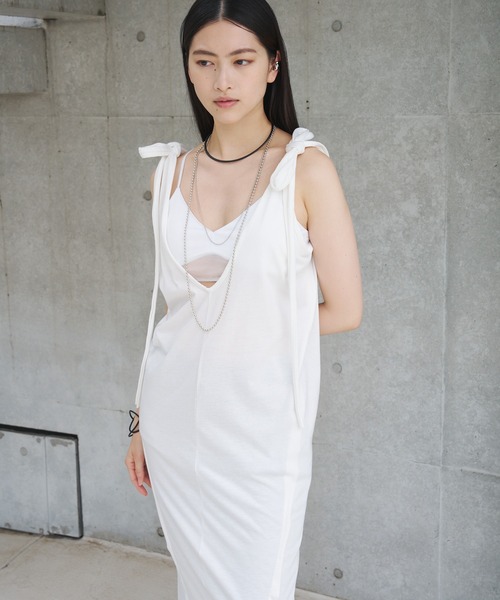 SOEMIN(ソミン)の「Triple ball chain necklace/3連ロングネックレス(ネックレス・レディース・シルバー・FREE)」の7枚目の写真