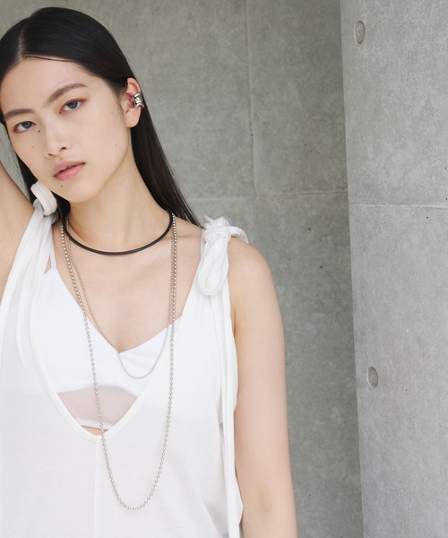 SOEMIN(ソミン)の「Triple ball chain necklace/3連ロングネックレス(ネックレス・レディース・シルバー・FREE)」の10枚目の写真