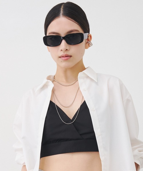 SOEMIN(ソミン)の「Triple ball chain necklace/3連ロングネックレス(ネックレス・レディース・シルバー・FREE)」の3枚目の写真