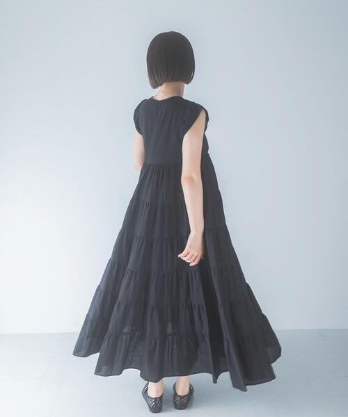 URBAN RESEARCH ROSSO WOMEN(アーバンリサーチ ロッソ)の「インドコットンティアードワンピース(ワンピース・レディース・ブラウン/ブルー/ブラック・FREE)」の9枚目の写真