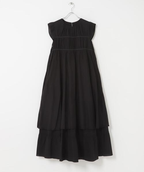 URBAN RESEARCH ROSSO WOMEN(アーバンリサーチ ロッソ)の「インドコットンティアードワンピース(ワンピース・レディース・ブラウン/ブルー/ブラック・FREE)」の6枚目の写真