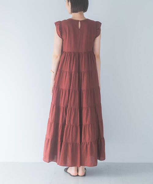 URBAN RESEARCH ROSSO WOMEN(アーバンリサーチ ロッソ)の「インドコットンティアードワンピース(ワンピース・レディース・ブラウン/ブルー/ブラック・FREE)」の19枚目の写真