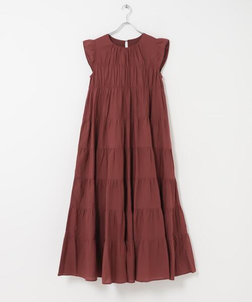 URBAN RESEARCH ROSSO WOMEN(アーバンリサーチ ロッソ)の「インドコットンティアードワンピース(ワンピース・レディース・ブラウン/ブルー/ブラック・FREE)」の20枚目の写真