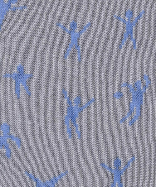Paul Smith（ポールスミス）の「“Athletic&People” ソックス【160633 CS】（ソックス/靴下・メンズ・ライトインディゴブルー/グレー・25-27）」の3枚目の写真