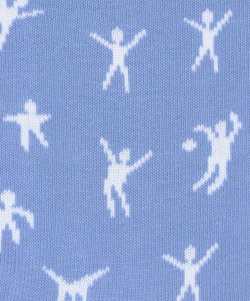 Paul Smith（ポールスミス）の「“Athletic&People” ソックス【160633 CS】（ソックス/靴下・メンズ・ライトインディゴブルー/グレー・25-27）」の4枚目の写真