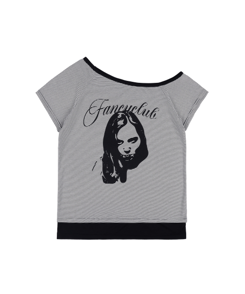 FANCY CLUB（ファンシークラブ）の「ミスティック ワンショルダーTシャツ (ブラック) F25QB107（Tシャツ/カットソー・レディース・その他・ONE SIZE）」の4枚目の写真