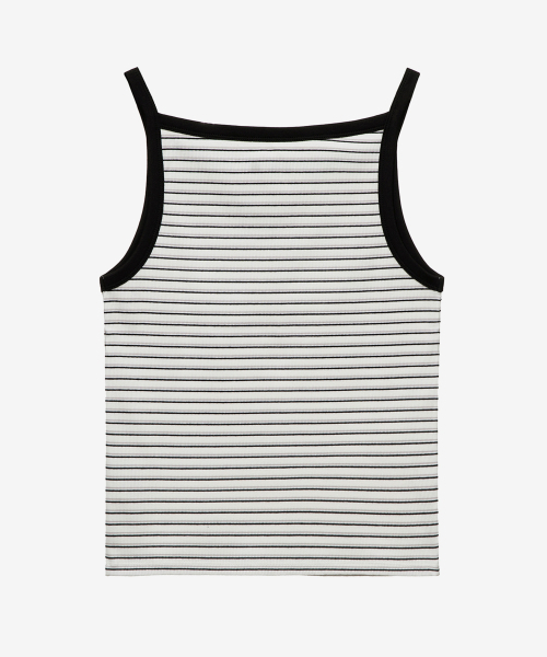 MIND BRIDGE WOMEN（マインドブリッジウーマン）の「[W]ボートネックリブストライプトップス - 2カラー（Tシャツ/カットソー・レディース・ブラック/ブラウン・55/66）」の4枚目の写真