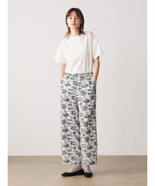 MidiUmi（ミディウミ）の「MidiUmi パックドハーフスリーブT（Tシャツ/カットソー・レディース・オフホワイト/ブラック・FREE）」の14枚目の写真