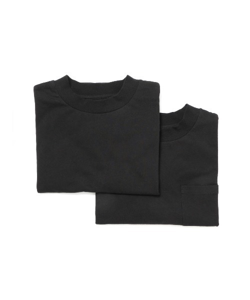 MidiUmi（ミディウミ）の「MidiUmi パックドハーフスリーブT（Tシャツ/カットソー・レディース・オフホワイト/ブラック・FREE）」の2枚目の写真