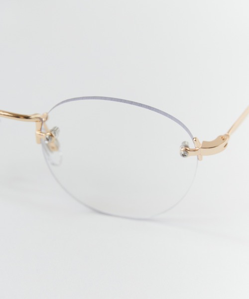 NOEYEDIA(ノーアイディア)の「no eyedia/ノーアイディア NE-453 リムレスメガネ ラウンドシェイプ レディース 秋 秋服 2026年秋冬(サングラス・レディース・クリアブラック/クリアブラウン/シルバー/ゴールド・FREE)」の12枚目の写真