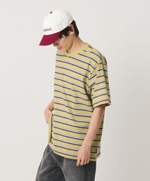 NICE WEATHER＞ウィメンズ ボーダー ショートスリーブ Tシャツ（T