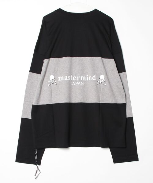 mastermind JAPAN(マスターマインド)の「BOXY HORIZONTAL BLOCKLS TEE(Tシャツ/カットソー・メンズ・ホワイト系その他/ブラック系その他・XL)」の3枚目の写真