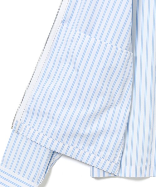 BEAMS(ビームス)の「ストライプ ジップアップ シャツ(シャツ/ブラウス・メンズ・ホワイト/サックスブルー・X-LARGE/LARGE/MEDIUM/SMALL)」の6枚目の写真